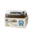 Pioneer Turntable, a Pioneer PL-112D in original box and packing with instructions in excellent