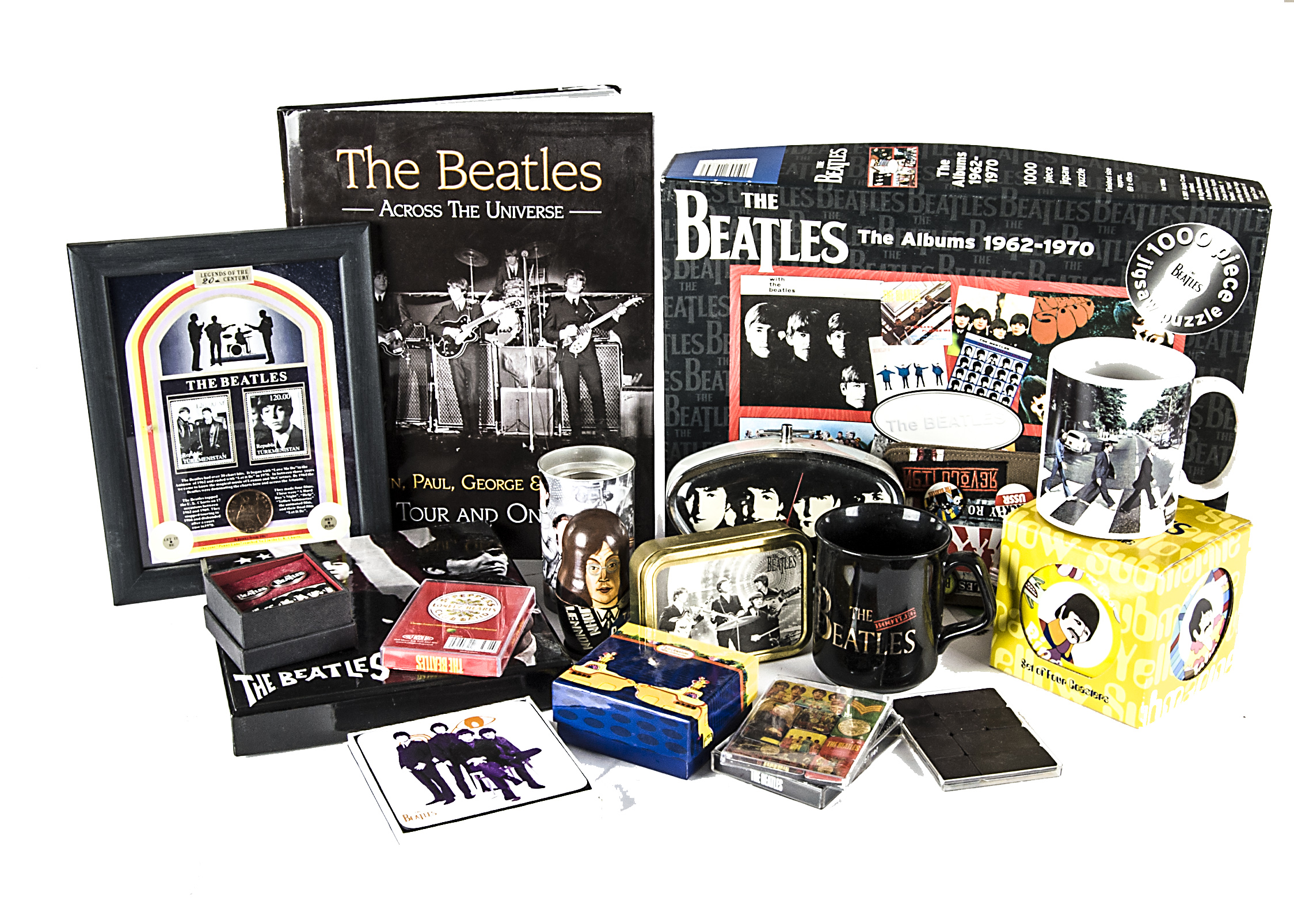 The Beatles, approximately twenty five items of Beatles memorabilia that includes Yellow Submarine -