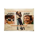 Two for the Road Quad Poster, Two For The Road (1967) UK Quad poster for the film starring Audrey