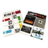U2 7" Single Packs, U2 - PAC 2 and PAC 3 - Original Irish releases - Both containing four 7" Singles