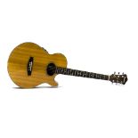 Ibanez Guitar, Ibanez AE series AE400 serial No: 91041190P (natural finish oval sound hole) good