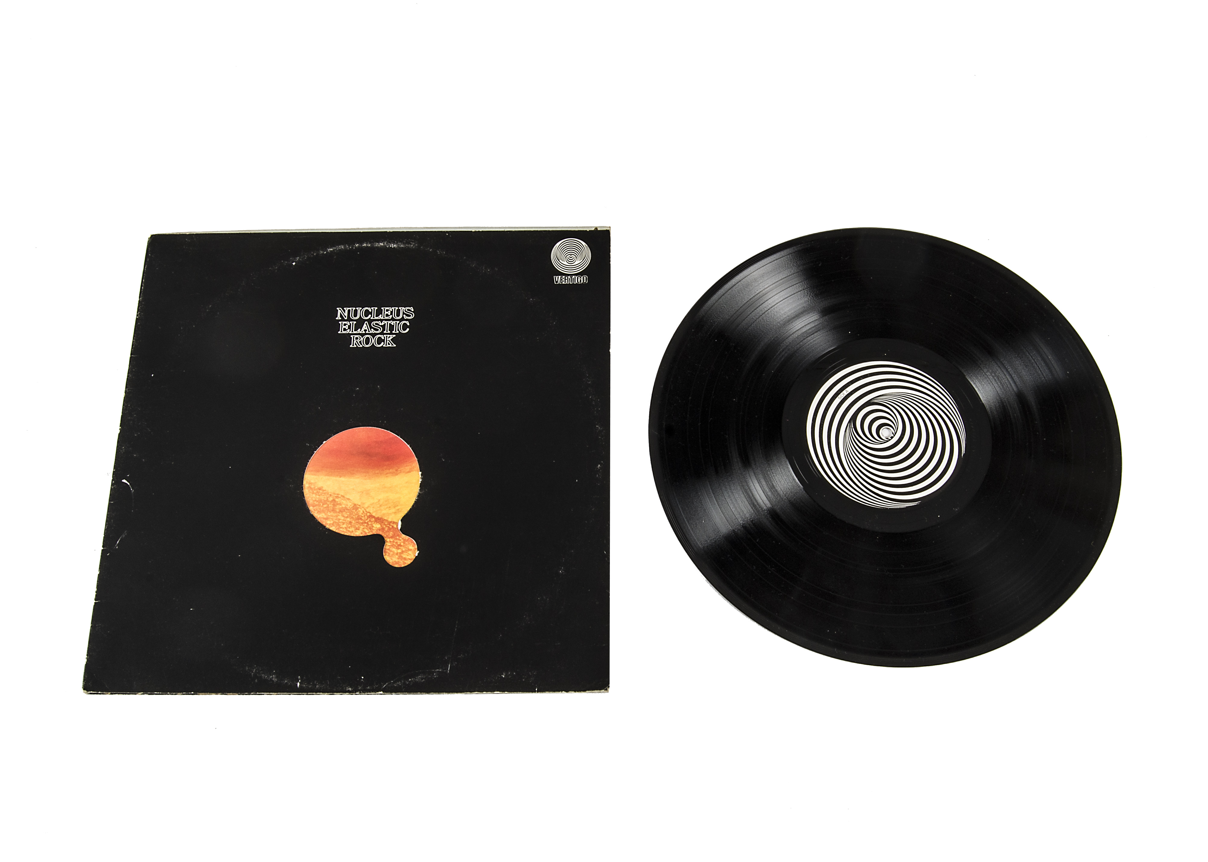 Nucleus LP, Elastic Rock LP - Original UK release 1970 on Vertigo (6360 008) - Diecut Gatefold