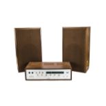 Rogers tuner amplifier, tuner amplifier model Ravensbrook serial no: 09276 quality wooden casing