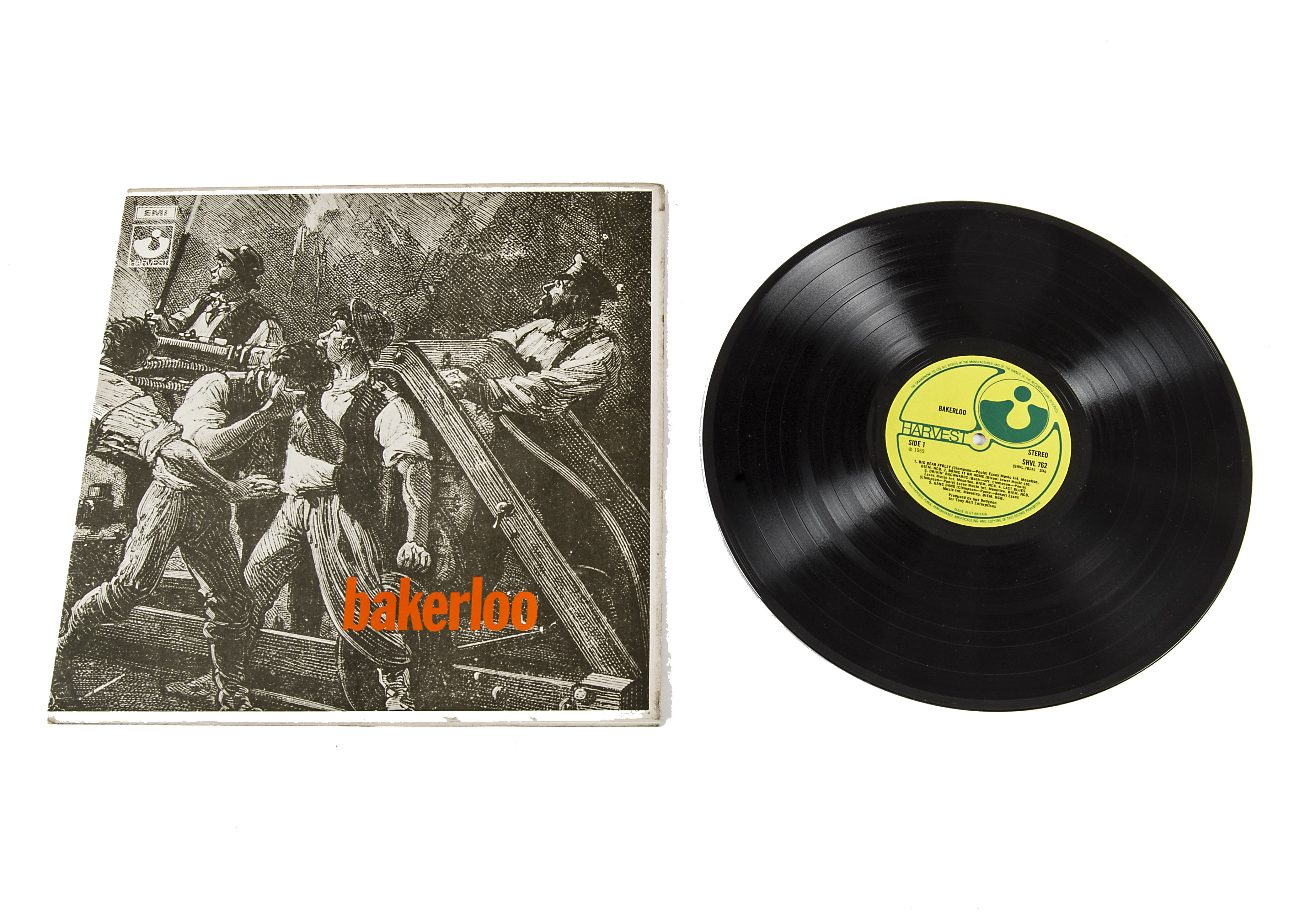 Bakerloo LP, Bakerloo LP - Original UK release 1969 on Harvest (SHVL 762) - Laminated Gatefold