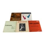 John Coltrane LP, five albums of original John Coltrane UK releases on Esquire comprising Standard