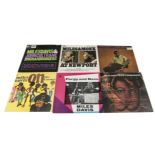 Miles Davis LPs, fourteen Miles Davis albums including Milestones, Miles & Monk, On The Corner,
