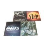 Prog Rock LPs, four USA release albums comprising Wizard - Same, Sir Lord Baltimore - Same, Bang -