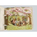 An Ernest Nister Peeps into Fairy Land pop up book, with six pop-up scenes —14in. (35.5cm.) wide (