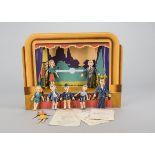 A Matthews’ Animated Vaudeville Theatre Just William, with folding cardboard proscenium and stage,