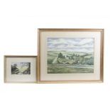 Harold Walsby coloured etching, Rydal Water', signed (lower right) 'Harold Walsby', 19cm x 22.5cm,