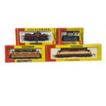 Fleischmann HO Gauge Diesel and Electric Locomotives, a boxed group of four comprising, 4230