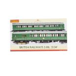 Hornby 00 Gauge R3162 BR green 2-Bil EMU 2-Car Set, comprising Motor S10700S and Trailer Car