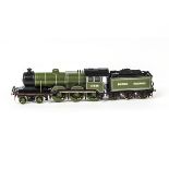 P D K kitbuilt 00 Gauge BR lined apple green B12/3 4-6-0 Locomotive and Tender, No 61528, built