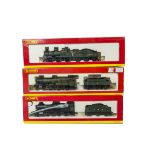 Hornby 00 Gauge GWR green Steam Locomotives, R2153B Class 2800 2-8-0 2839, R064C Dean Goods 2579 and