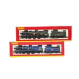 Hornby 00 Gauge BR Merchant Navy Class 4-6-2 Locomotives and Tenders, R2171 blue 35005 'Canadian