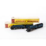 Hornby Minitrix N Gauge Steam Locomotives and Tenders, a cased Streamline duo comprising N211