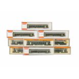 Arnold N Gauge SBB CFF FFS BLS green light weight Passenger Coaches, BLS 3721 (2) and 3711 (1),