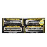 Graham Farish N Gauge Diesel Locomotives, four boxed examples comprising, Class 37 8038 BR