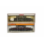Arnold N Gauge SBB Crocodile Electric Locomotives, 2462 CH green 14272 and 2468 brown 14253, both in