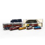US Outline N Gauge Diesel Locomotives, a cased Micro Ace A7502 snow plough, together with various