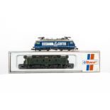 Roco N Gauge SBB Electric Locomotives, 23251 SOB blue E-Lok Re 4/4 'Seedamm Center' and 23274