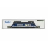 Kato N Gauge KAC 13710-5 BLS Re 465 007-3 Electric Locomotive, in BLS blue, in original plastic box,