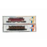 Roco N Gauge DR and SBB Electric Locomotives, 23277 DR red SUDOSTBAHN 243 922-2 and 23273 SBB