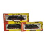 Fleischmann HO Gauge Steam Locomotive and Tenders, a boxed trio comprising 4140 BR 24 074 of the