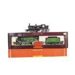 Hornby 00 Gauge BR and Southern Steam Locomotives, R862 BR black Class M7 0-4-4T 30111, R2018 SR