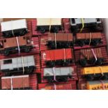 Hornby-Dublo 00 Gauge 2-Rail wagons, including 4665 Saxa Salt, 4647 Container Truck, 4318 Packing