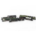 American HO Gauge Steam Locomotives and Tenders, an unboxed group of six including Mehano Canadian