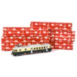 HAG HO Gauge Railcar and Coaches, a boxed group comprising 190 Bd/e 4/4 Bodensee Toggenburg