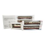 Boxed Märklin HO Gauge 3-rail/stud contact 3357 Electric Locomotive and Coaching Stock, the loco