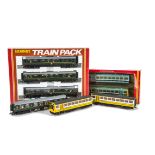 Hornby 00 Gauge Diesel Multiple Units and Pacer Railbus boxed and unboxed, R369 BR green Class 110