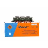 Roco N Gauge DB and SBB Electric Locomotives, 23340 Sudostbahn red Re 4/4 446 448-3 and 02155A DB