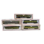 Model Power American HO Gauge Coaches, a boxed group comprising two rakes of coaches Canadian
