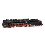 Märklin HO Gauge Steam Locomotive and Tender, a boxed 39393 BR 39 of the DB locomotive in black