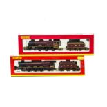 Hornby 00 Gauge LMS crimson Steam Locomotives, R2225 Princess Class 6207 'Arthur of Connaught' and