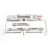 Boxed Märklin HO Gauge 3-rail/stud contact 37780 'ICE 3' Train Pack and Supplementary Coaching