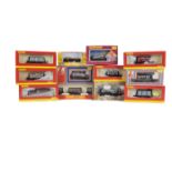 Hornby Bachmann Lima and Mainline 00 Gauge Private Owners and other Wagons, Hornby two 3-wagon