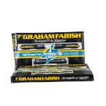 Graham Farish N Gauge Intercity Three Car Sets, two sets 8125/8126 each comprising HST 125 front and