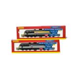 Hornby 00 Gauge Transrail grey and yellow Class 56 Co-Co Diesel Locomotives, R2106A 56047 and R2107D