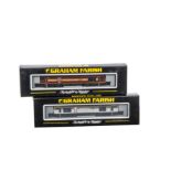 Graham Farish by Bachmann N Gauge Diesel Locomotives, two Class 60 locomotives in plastic cases with