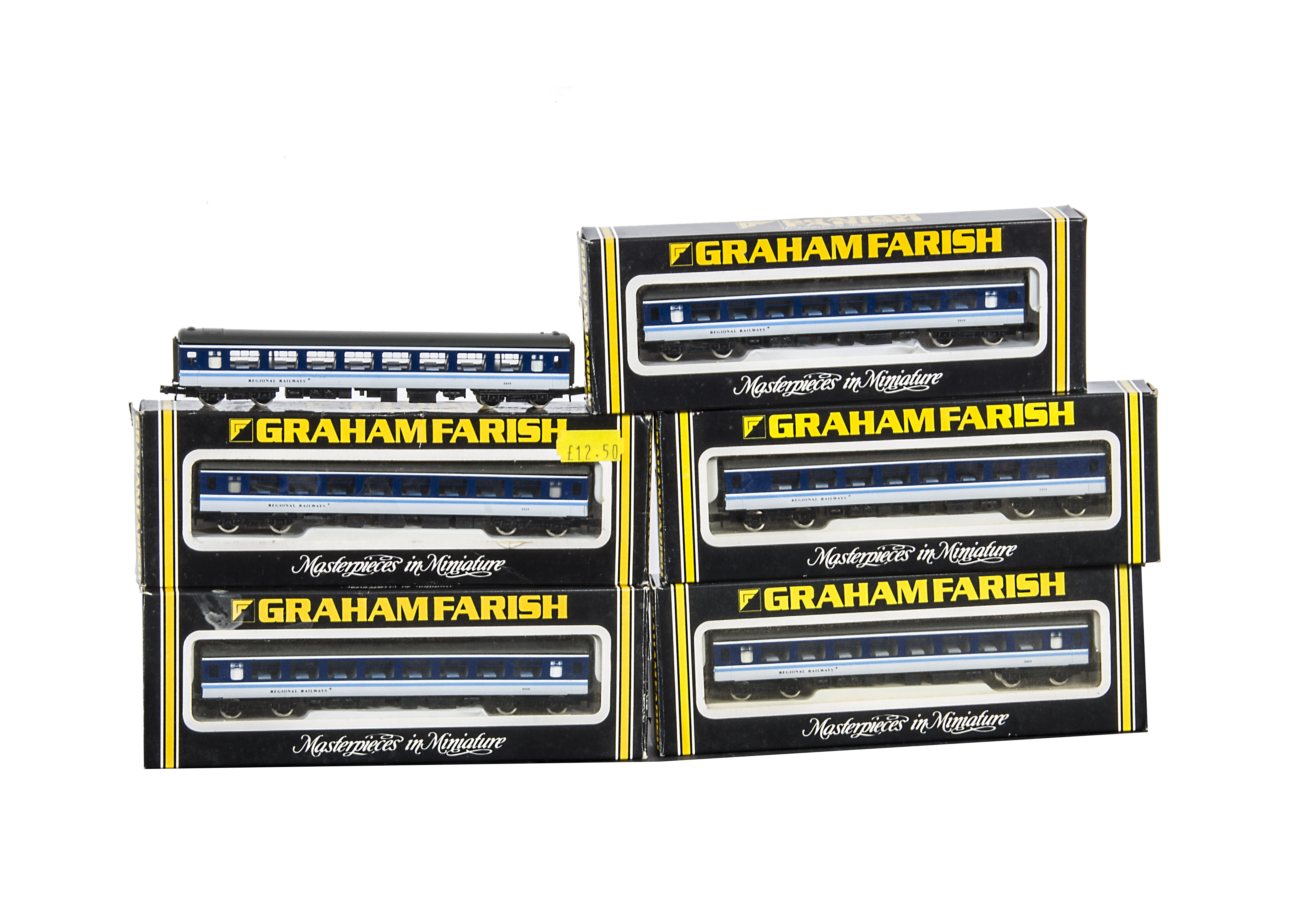 Graham Farish N Gauge Regional Railways Passenger Coaches, a group of fourteen in matching livery (