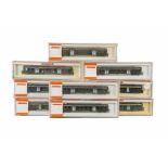 Arnold N Gauge SBB CFF FFS green light weight Passenger Coaches with two sets of double doors each