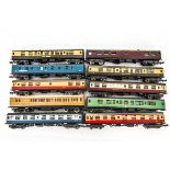 British Outline N Gauge Coaches, an unboxed collection from various regions in various liveries