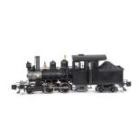 A Bachmann Spectrum Series G Scale 2-4-4T 'Forney' Tank Locomotive, ref 80999, in un-decalled black,