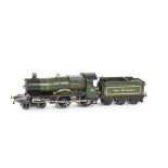 A Hornby O Gauge Clockwork No 2 Special 'County of Bedford' Locomotive and Tender, in 'Great (crest)