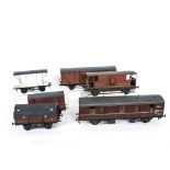 Eleven Finely-built Gauge I BR-era Freight wagons, all in weathered condition and most in BR