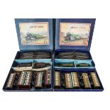 Two Hornby O Gauge No 501 Boxed Sets and Additional Items, one set in LMS crimson, the other LNER